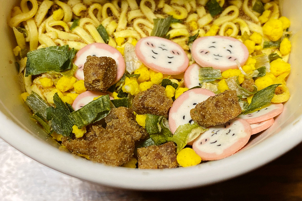 カップ麺】「チャルメラ ちぃかわラーメン しょうゆ味（明星食品