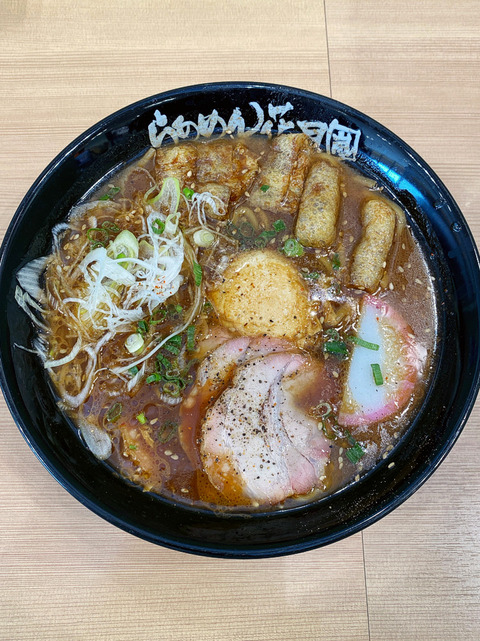 らあめん花月嵐⑧@美祢市 #花月嵐 #戦国武将らあめん #徳川家康 #美東