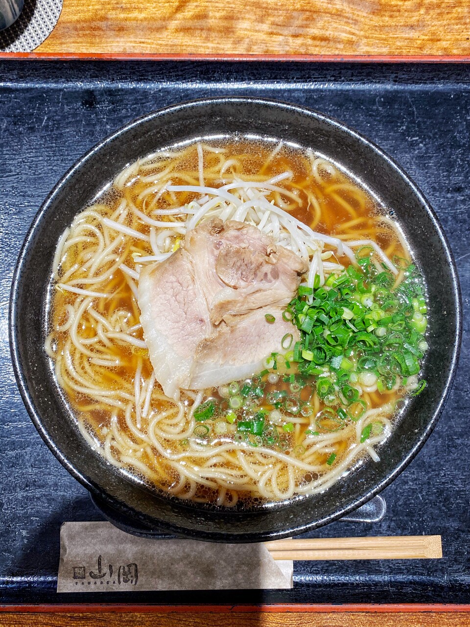 旬炉 山岡@光市 の「山岡特製 牛骨中華そば」 #旬炉山岡 #山岡特製牛骨