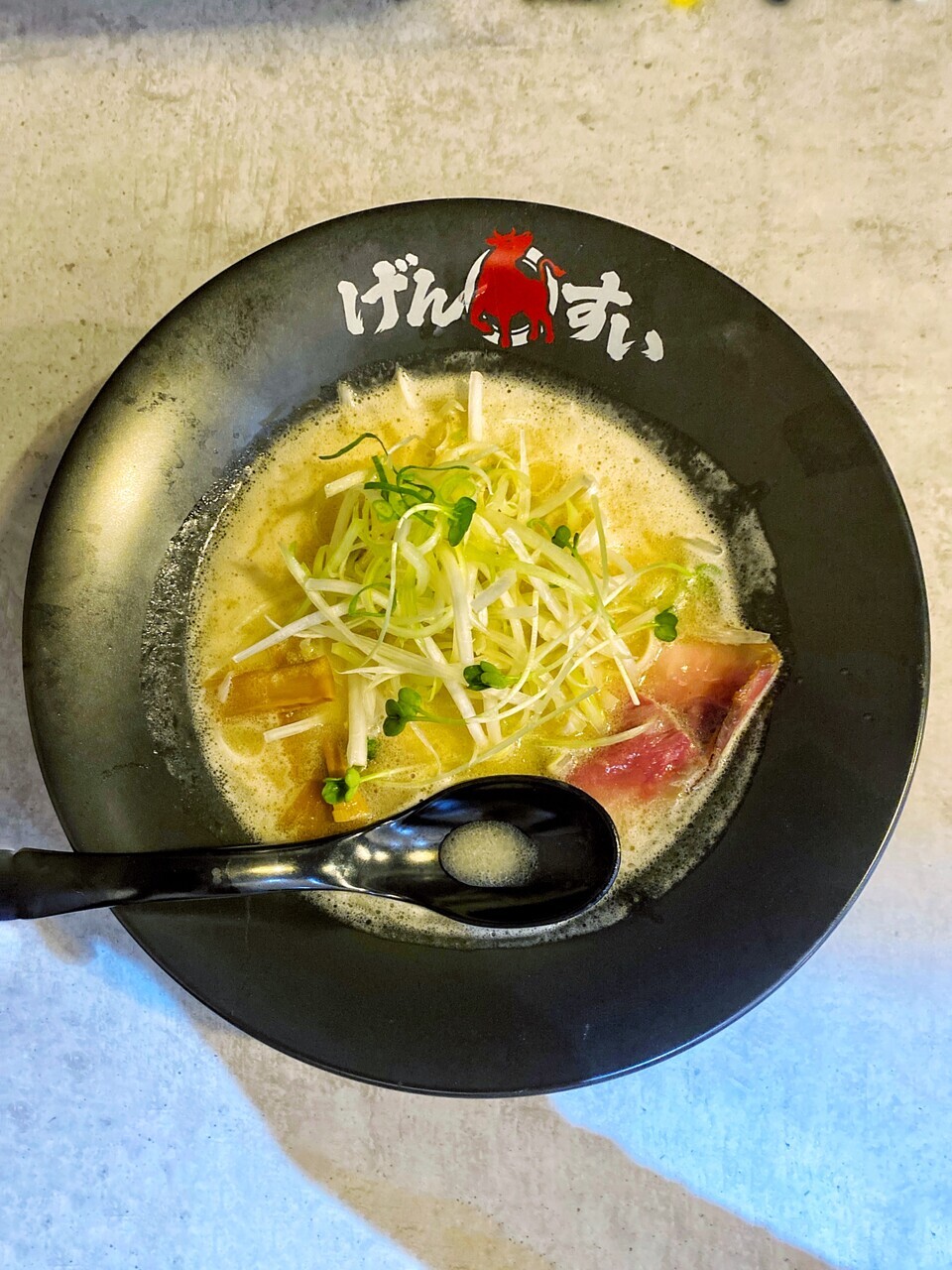 周南市】牛骨拉麺 和牛油そば げんすい 「玄瑞 和牛つけ麺」 #げんすい