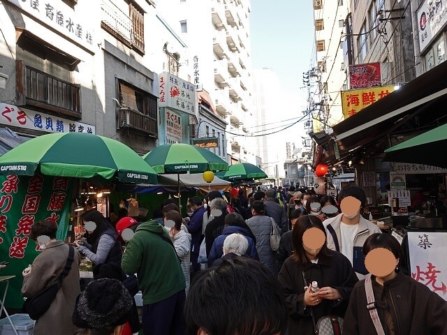 テレビロケ 春は築地で朝ごはん