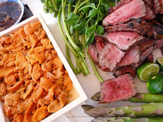 秋の休日 バーベキュー 豊洲 春は築地で朝ごはん