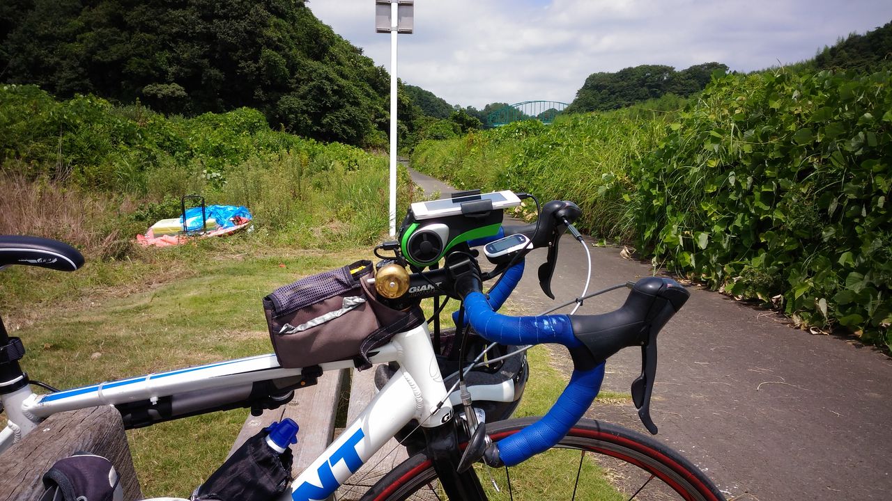 自転車漕ぎ 横から 見ると