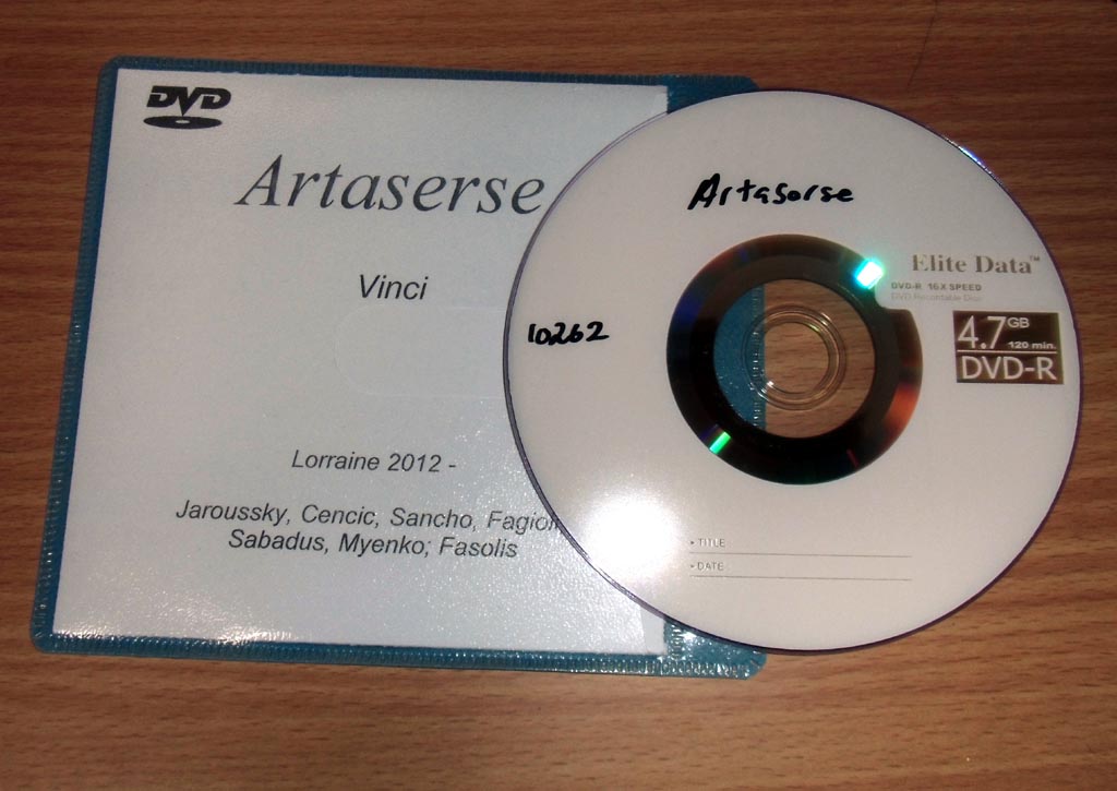 Artaserse Vinci その1 月丸の庭 Artaserse Vinci その1 月丸の庭