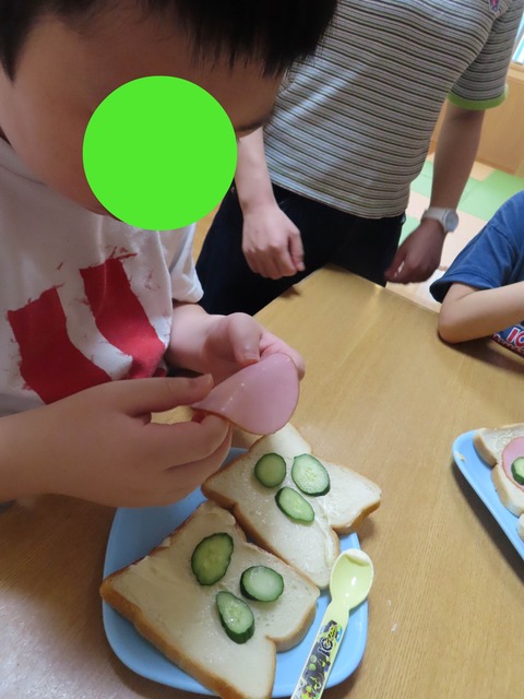 サンドイッチ作り②