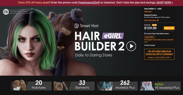 65. Hair Builder 2