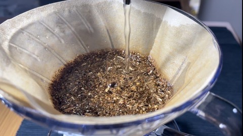 タンポポコーヒー抽出