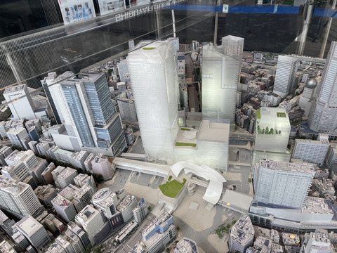 渋谷再開発完成予想模型
