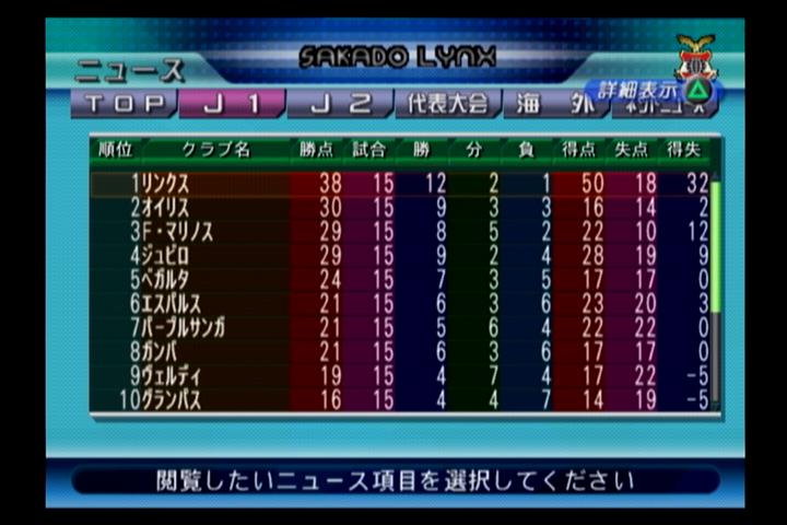 サカつくプレイ日記 サカつく04プレイ日記r009 10年目 サカつくプレイ日記 サカつく04プレイ日記r009 10年目