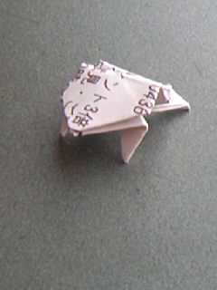 レシート折り紙 おりがみ王子