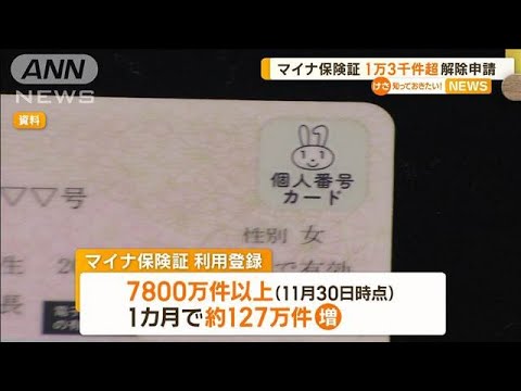 【マイナ保険証】解除申請が急増! : 釣りの楽しみ方