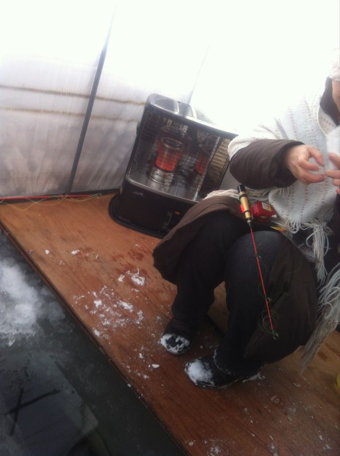 北海道観光するなら新篠津しのつ湖ワカサギ釣り 北海道釣りガール みなのブログ