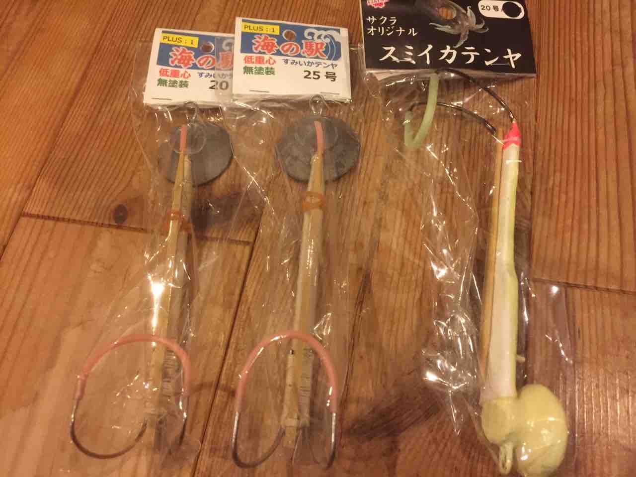 週末は初スミイカチャレンジ 釣りができない週末なんて