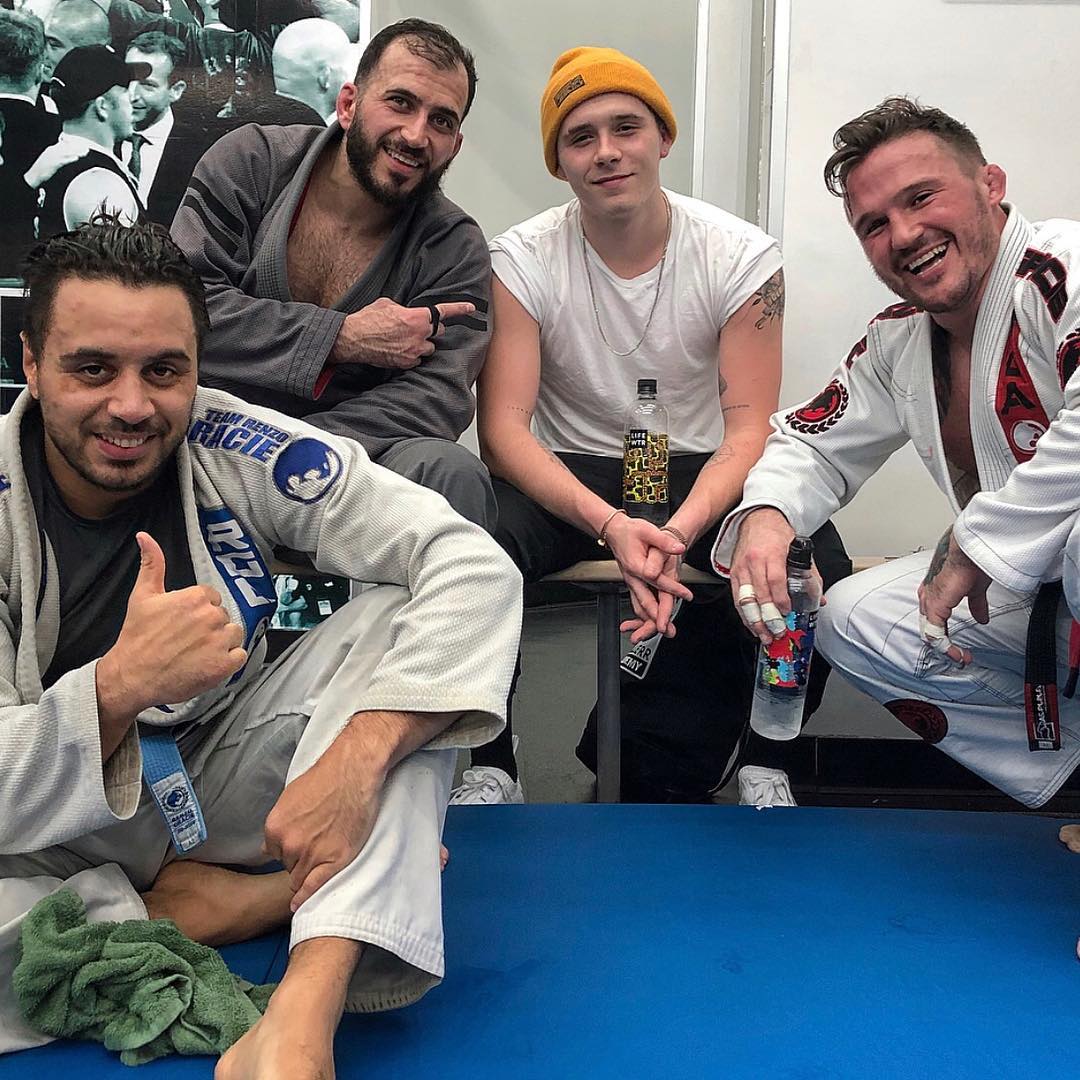 ブルックリン ベッカム ヘンゾ グレイシーの道場を訪問する メンズセレブファッションニュース