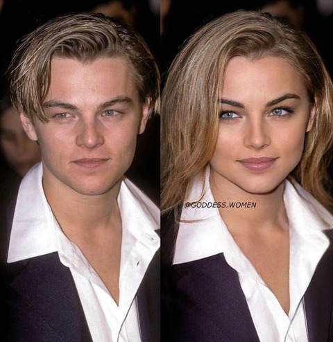 FaceAppで超美人に!レオナルド・ディカプリオ
