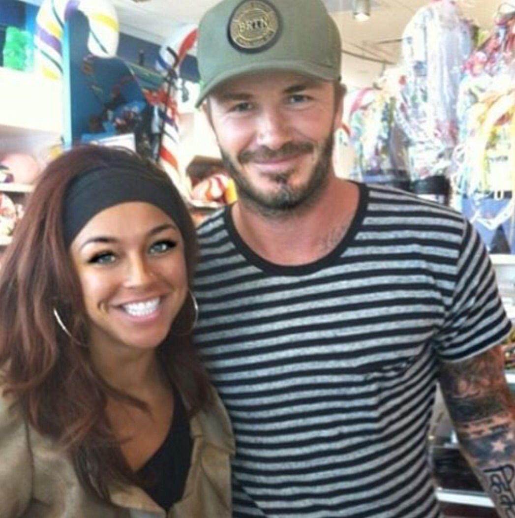 ビバリーヒルズでファンと2ショット！デビッド・ベッカム