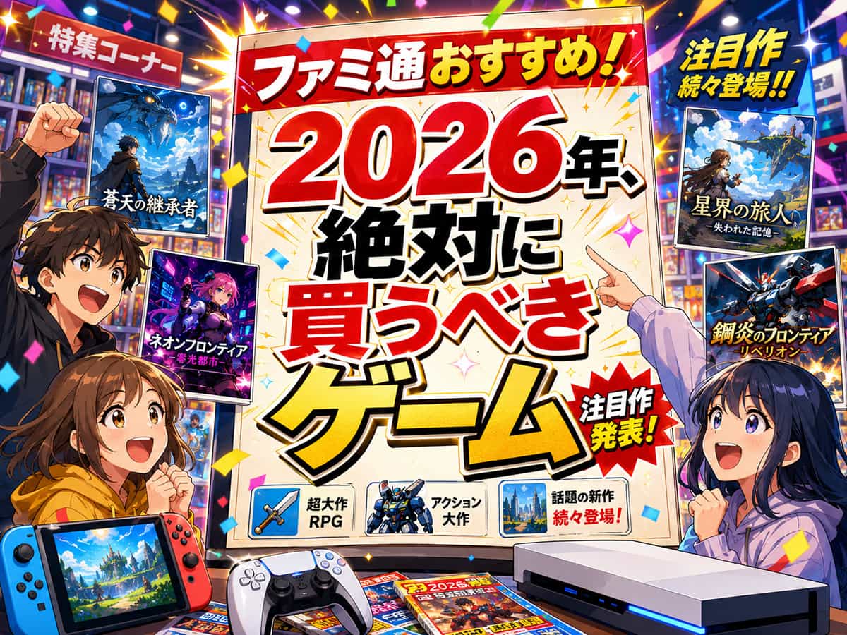 ファミ通おすすめ2026年ゲーム