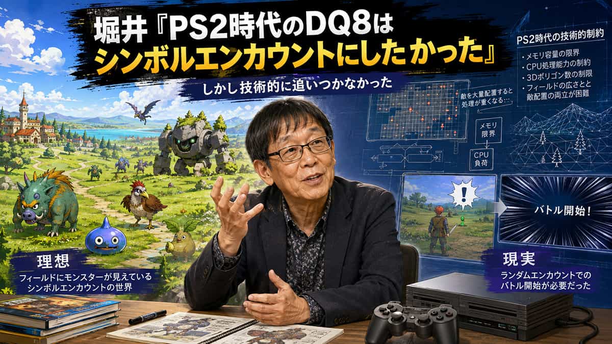 ドラクエ8はシンボルエンカウントにしたかった