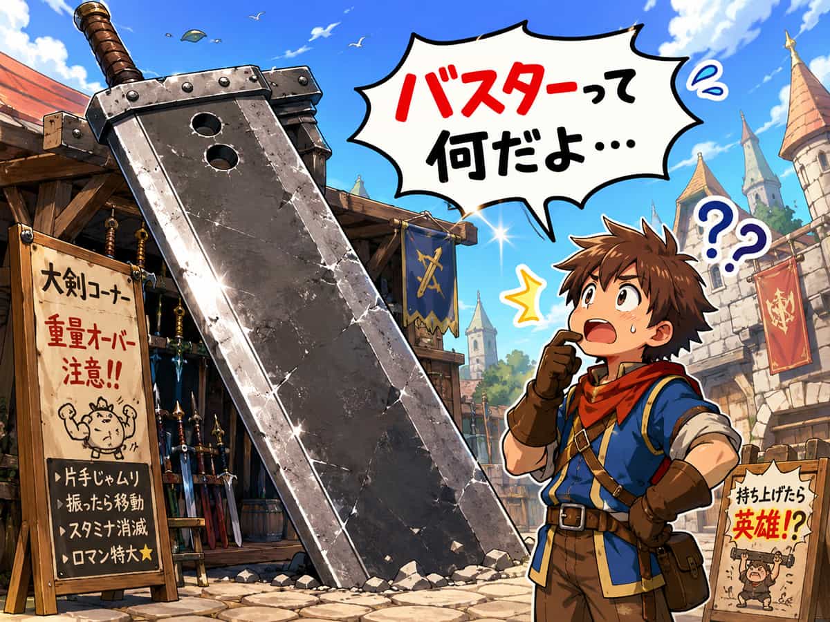 バスターソードのバスターって何？