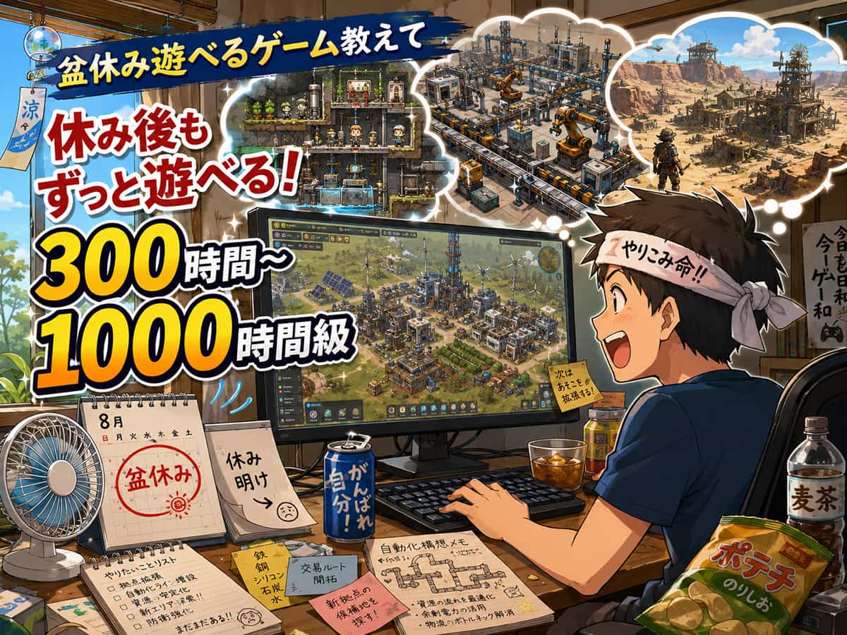 ゲームに夢中な男性