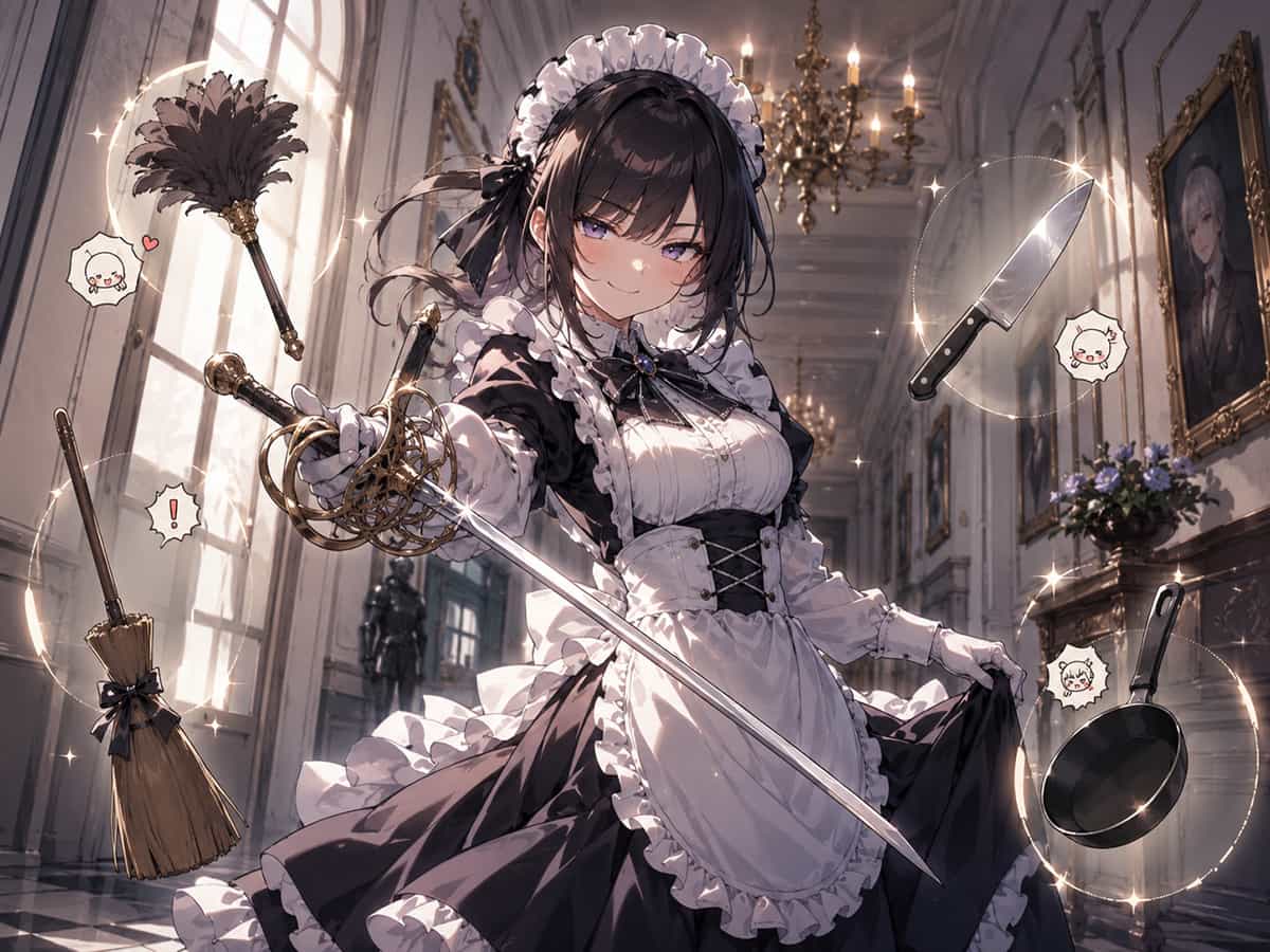 メイドに合う武器は？