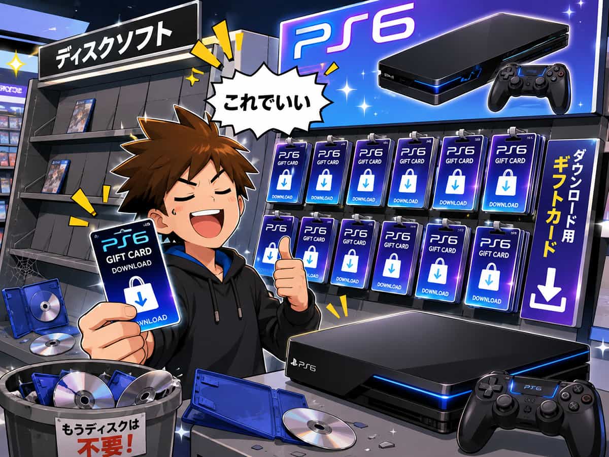 PS6はギフトカードだけ売ればいい