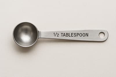 大さじ1／2って表記おかしくない？