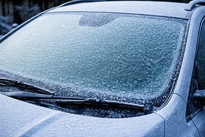 フロントガラスが凍ってたらどうしてる？