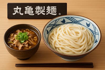 丸亀製麺の豚つけ汁うどん食べた