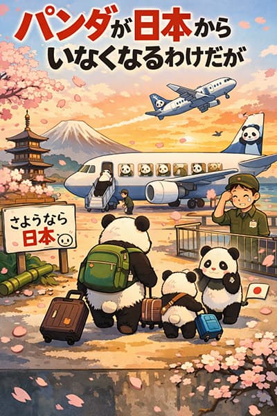 パンダが日本からいなくなるわけだが