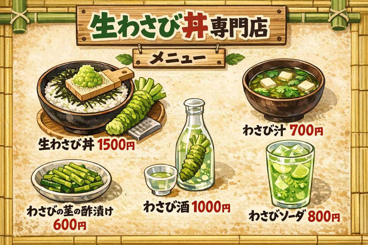 生わさび丼専門店開くことになった。オマエラぜひ来てくれよ、、、。