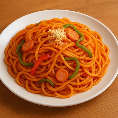 パスタ屋でメニュー見て美味そうなナポリタン食べてきたけど