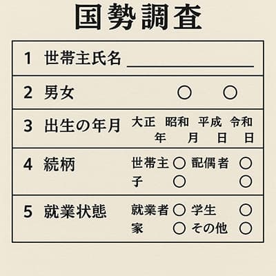 国勢調査めんどくさすぎてワロタ