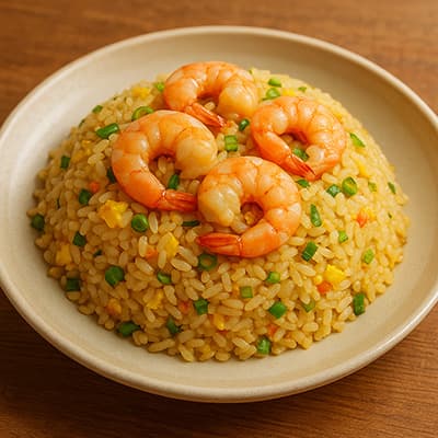 チャーハンの最上級モデルはエビチャーハン