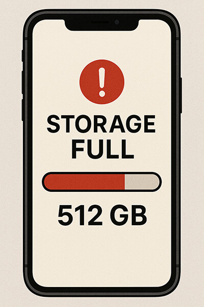 スマホの容量512GBでも足りなくなったんだが
