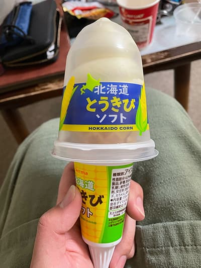 北海道とうきびソフト