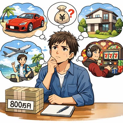 貯金800万あるんだけど何するべき？