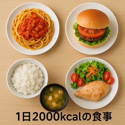 1日2000kcalってキツくね？