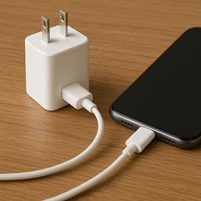 新しい充電器やっと届いた！
