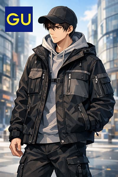 GUのこのアウターかっこいいな