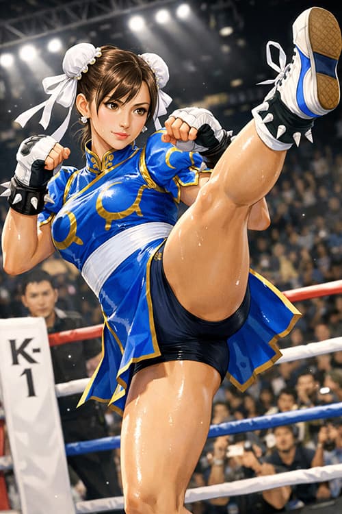 K-1に現れたリアル春麗の木村萌那、めちゃくちゃ強い