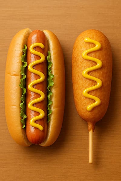 ホットドッグとアメリカンドッグの違いはわからんわ
