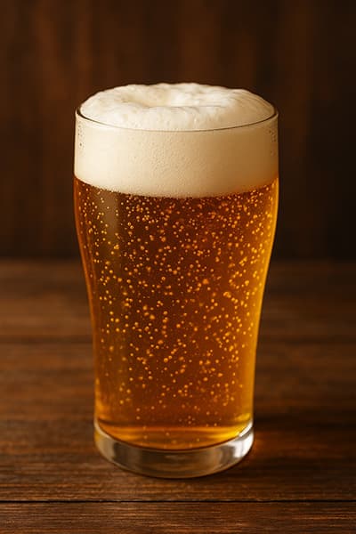 国会前でビールをぶちまける