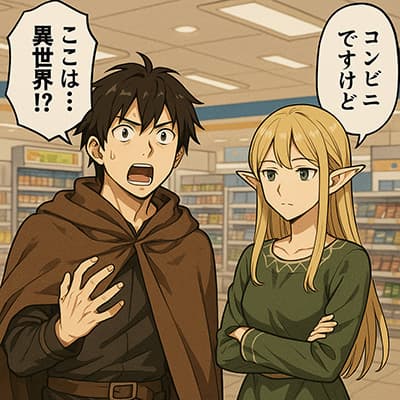 なろう主人公「ここは……異世界！？」エルフ「コンビニですけど」