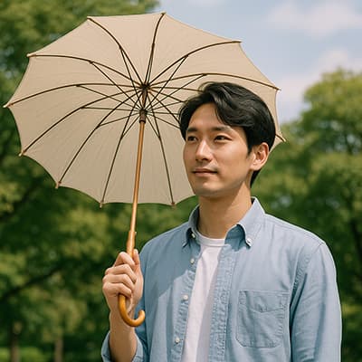 男の日傘、ガチで増えてしまう