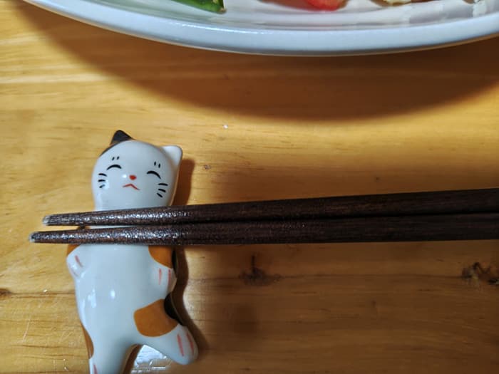 猫の箸置き