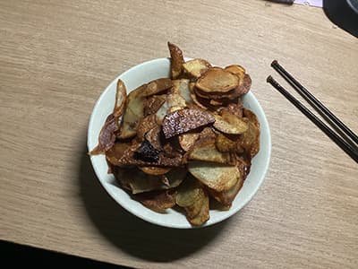 失敗したポテトチップス