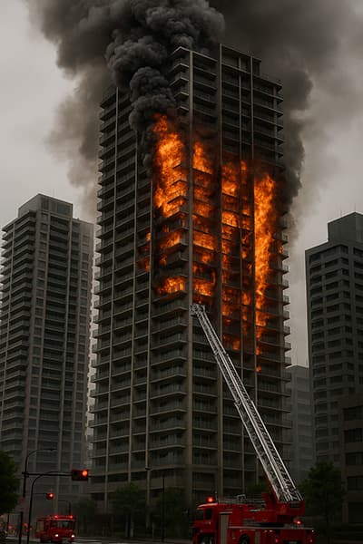 香港の火事やばい