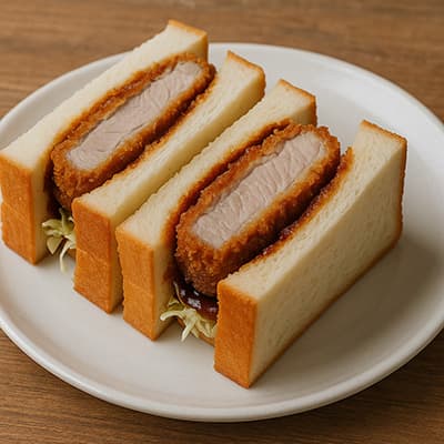 カツサンド食う時飲み物何がいい？