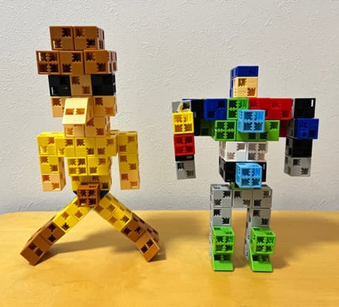 うちの5歳児がブロックで作った作品
